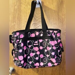 Vintage 90s Mudd Pink Hearts Messenger Bag Crossbody Y2K